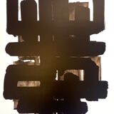 Lithographie Offset Pierre Soulages Musée Soulages c 2020