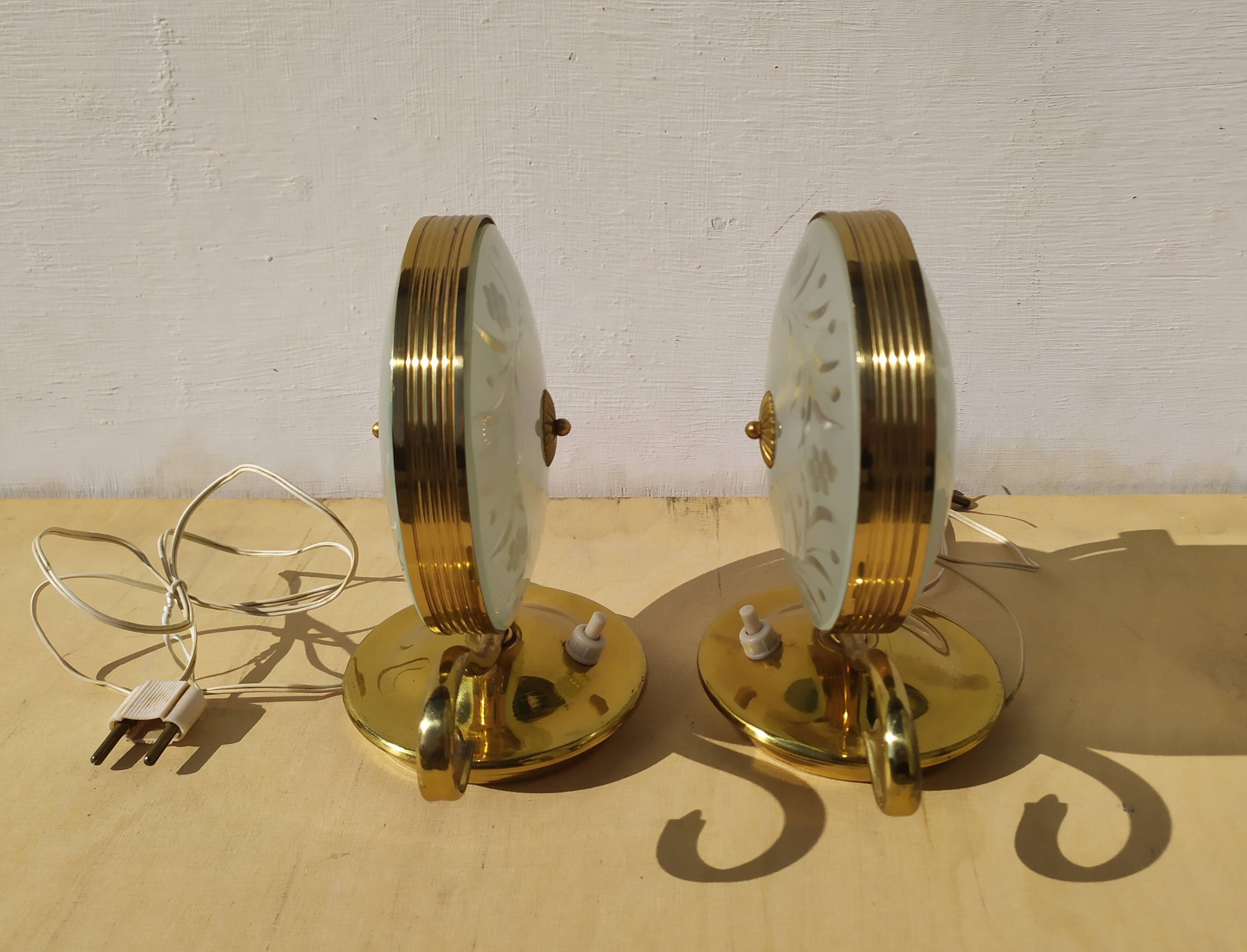 Lampes de table, années 1940, lot de 2