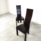 Set of 8 dining chairs by Rob & Dries van den Berghe, 1980s