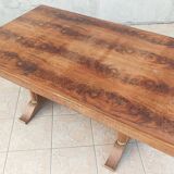 Art Deco table in burr walnut