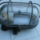 Wall lamp porthole lamp bakelite and glass with grid