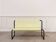Rare banc Willy Guhl deux places, patine jaune d’origine, 1960