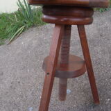 High-adjustable wooden stool