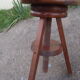 High-adjustable wooden stool