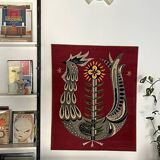 Large canvas, tapestry “The Lyrebird”.