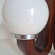 Vintage wooden wall light