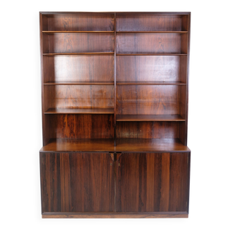 Bibliothèque en palissandre par Frode Holm des années 1960