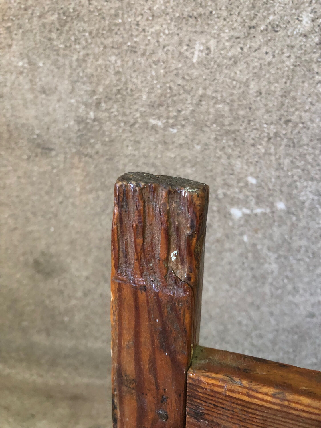 Old Savoyard chair folk art