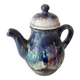 Glazed ceramic teapot Signed Morvan (Design by Gaston Gaubier)
