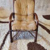 Vintage bamboo armchair 1960