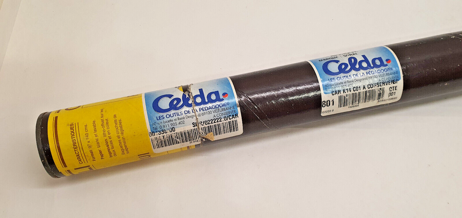 School wall poster Africa physical/political 140 cm x 97 cm brand soral