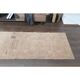 Tapis de couloir Oushak turc en laine et coton fait main, années 1970