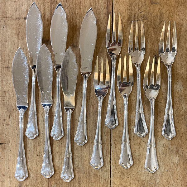 Fish service, Ercuis