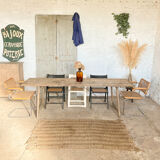 Old folding guinguette table 1