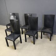Arcalla high back dining chairs by Paolo Piva for B& B Italia set of 6