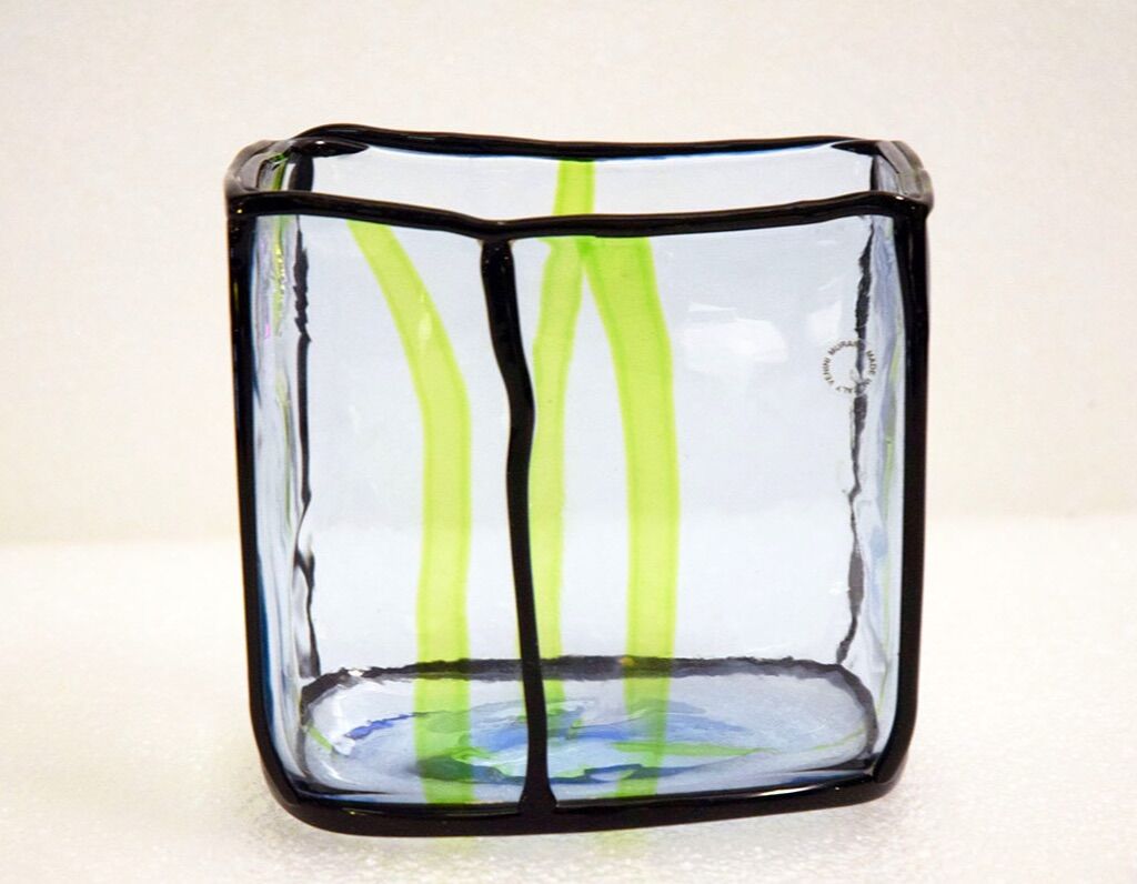 Fulvio Bianconi for Venini, Epipedos vase, 1990s