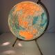 Globe vintage 1974 terrestre verre tripode Taride
