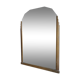 Miroir ciselé art déco châssis bois doré patiné glace mercure  ancien vintage 83x118cm