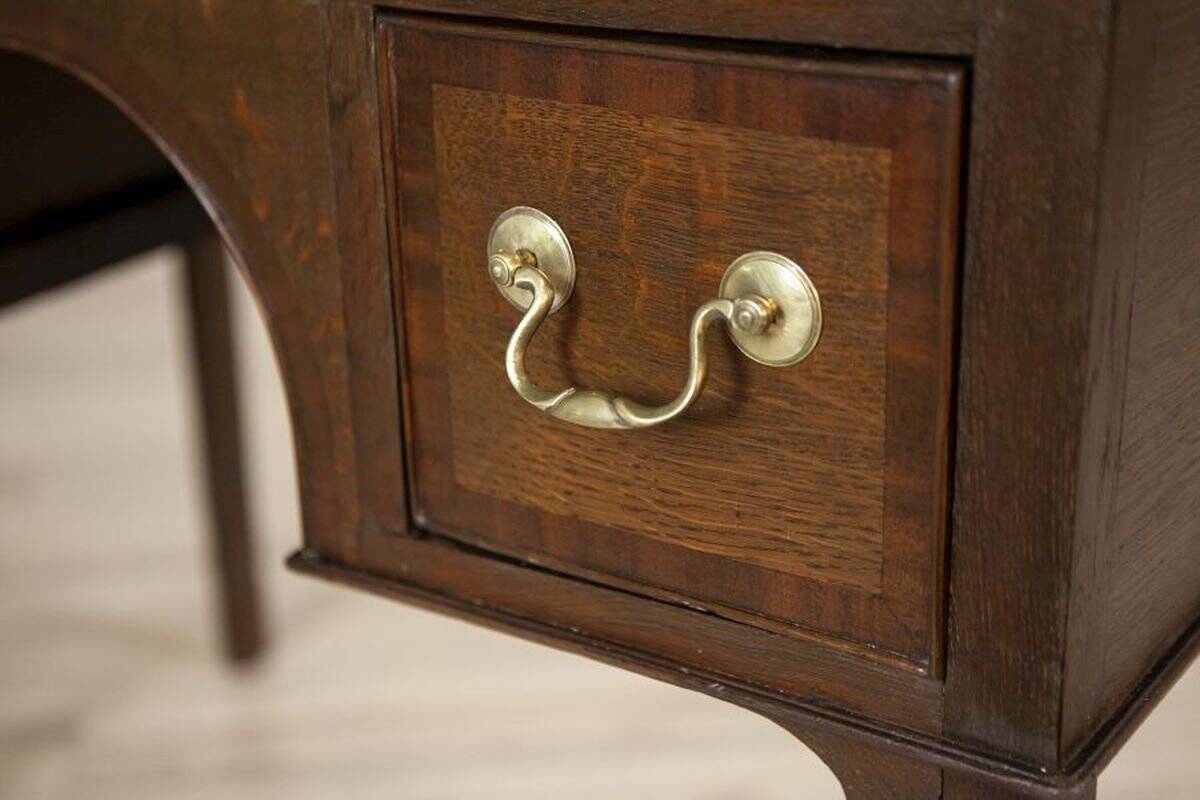 Small Early 20th Century Ladies Writing Desk in Brown