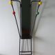 Roger Feraud-style coat rack, billiard balls and mirror