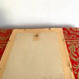 Frame with mat poster glazed