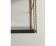 String shelf with twisted golden frame