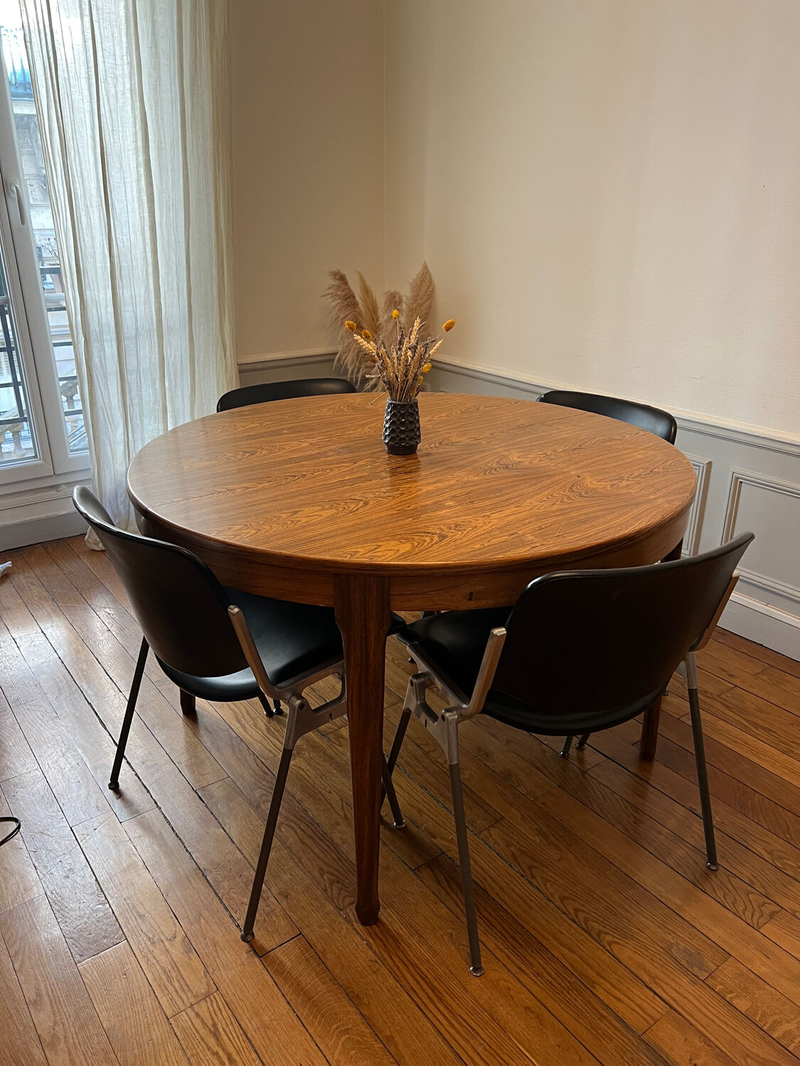 Table vintage palissandre de rio 1960