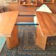 Table & chaises orme Gorgoni pour Roche & Bobois 1970s