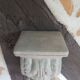 Wall console raven patinated shelf
