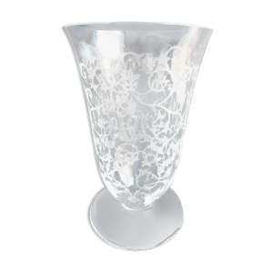 Vase Art-Déco en cristal