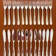 Christofle Dax model, fish cutlery