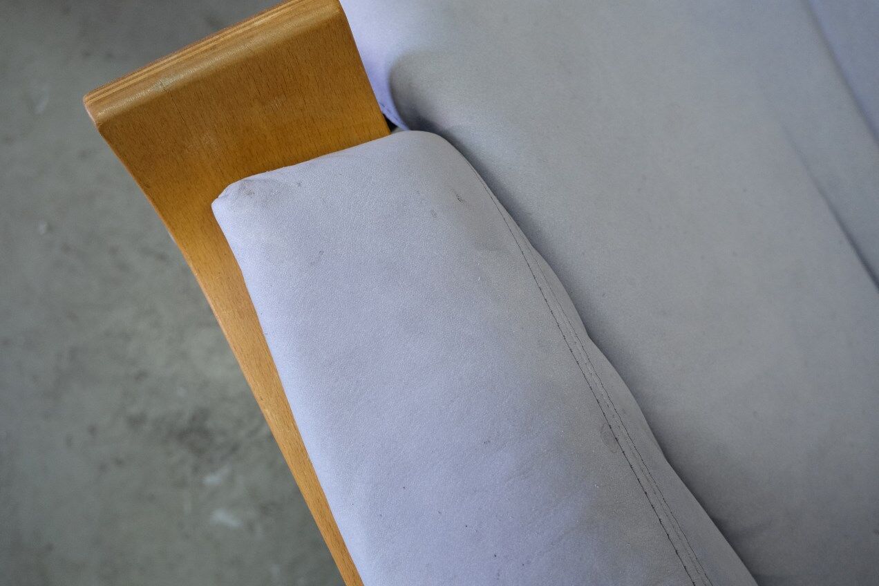 Swedish Leather Lounge Chair with Footrest by Ake Fribytter for Nelo Kroken, 1970s