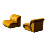 Pair of Tiffany Doimo Salotti lounge chairs, 1970s