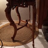 Carved wooden console