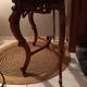 Carved wooden console