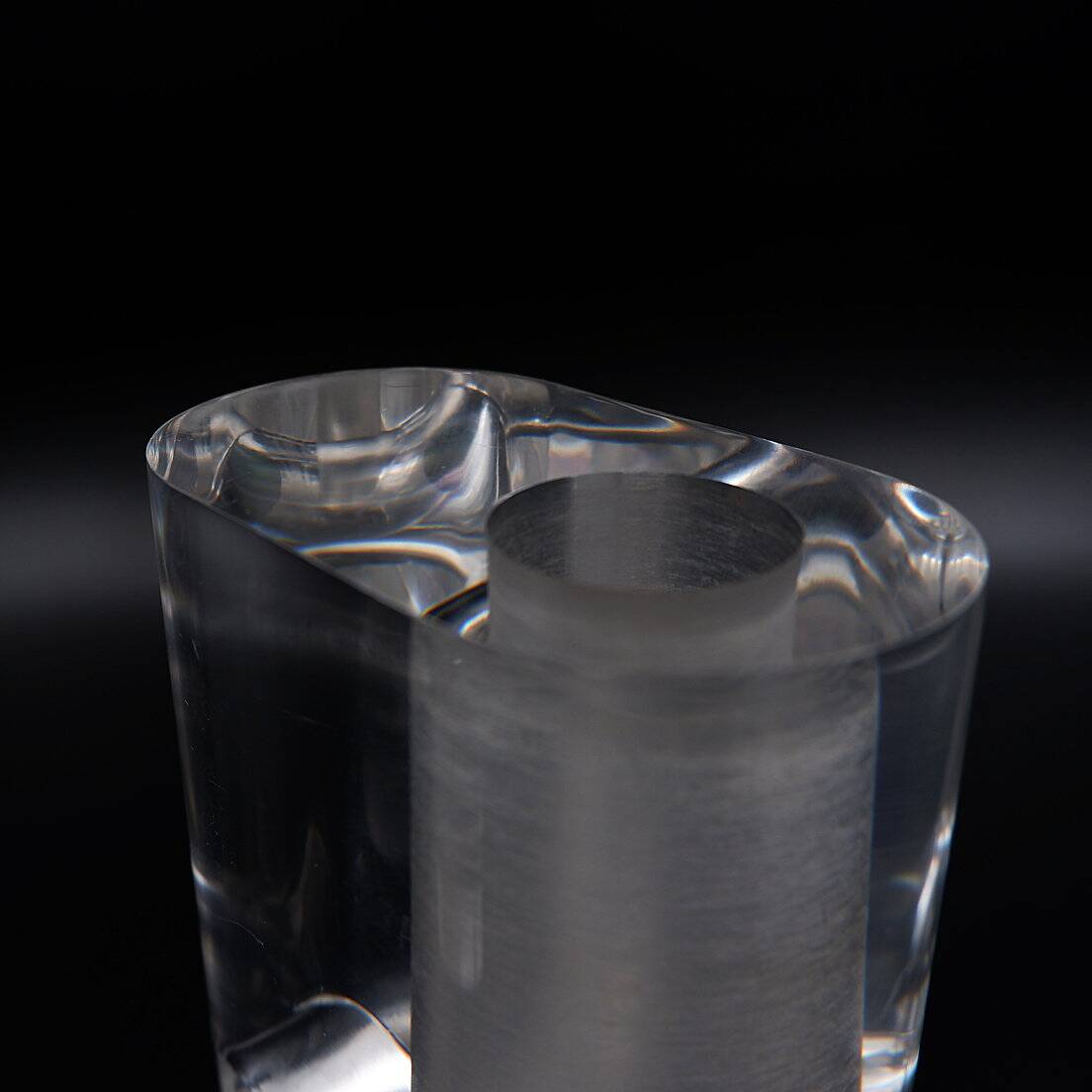 Vintage 1970s Lucite Soliflor Vase