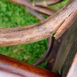 Lot de 5 anciennes chaises estampillées GLARIS
