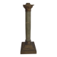 Napoleon III column candlestick in onyx and gilded bronze