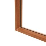 Miroir scandinave en teck, Glas Mäster, Markaryd, Suède, 1960