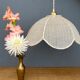 Suspension lamp vintage flower