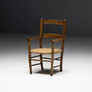 Vernacular Rural Armchair, France, Early 20th Century