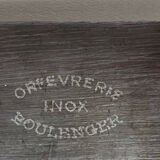 Set of 6 Boulenger silver metal knives