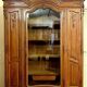 Library in Louis XV Rocaille style in carved walnut