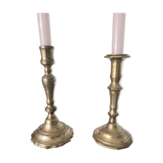 Brass candlesticks