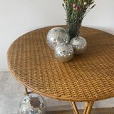 Large rattan table