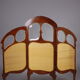 1900 three-leaf mahogany screen by Felix Bernard