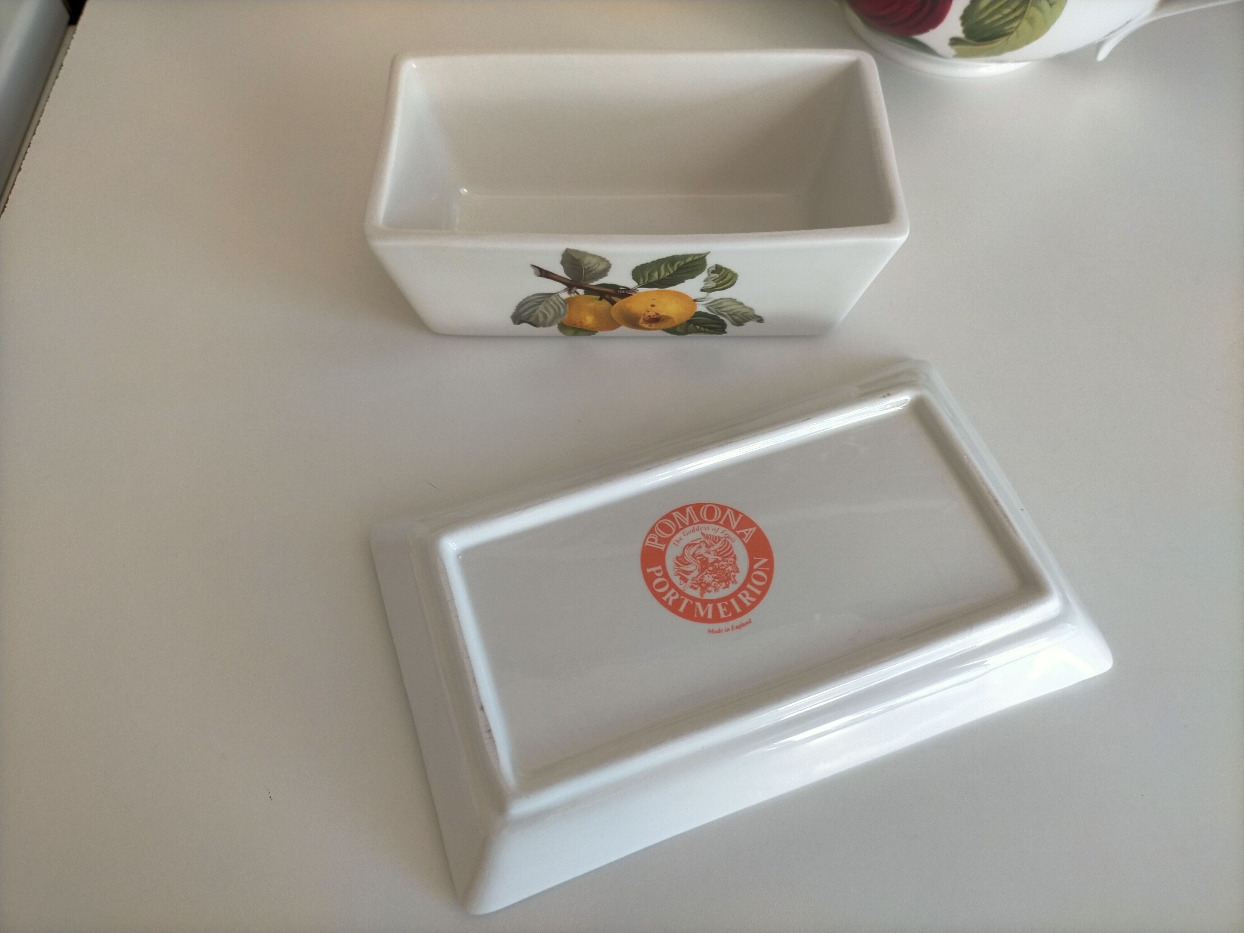 Teapot and butter set