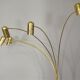 Brass floor chandelier, 70s
