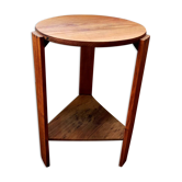 Art Deco exotic wood side table