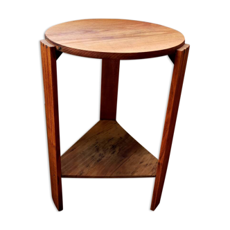 Art Deco exotic wood side table